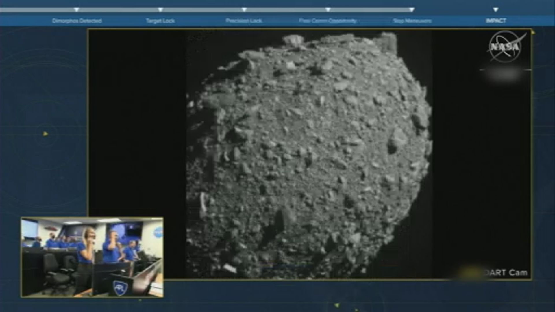 NASA飛行器按計劃成功撞擊目標小行星