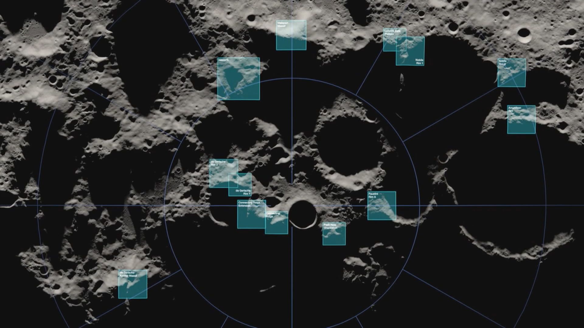 NASA公布13個候選著陸月球位置