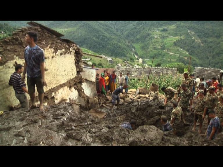 尼泊爾中部山泥傾瀉最少30死