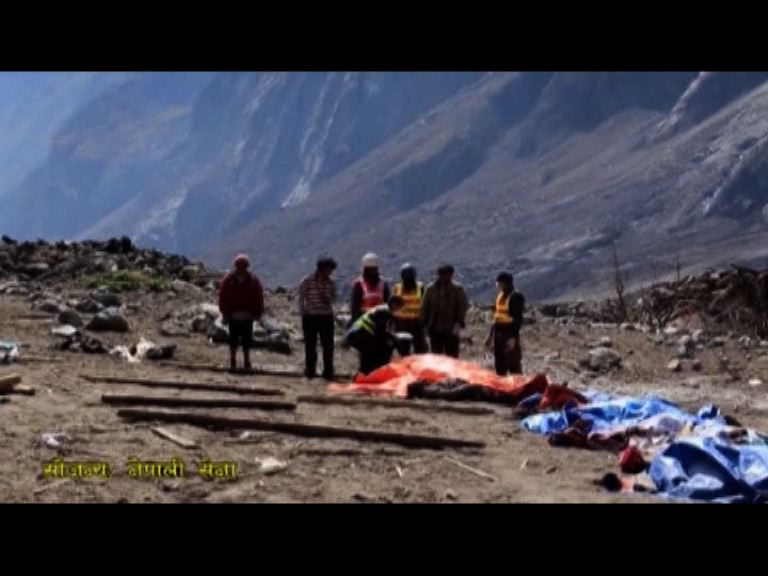 尼泊爾地震行山熱點山泥傾瀉埋多人