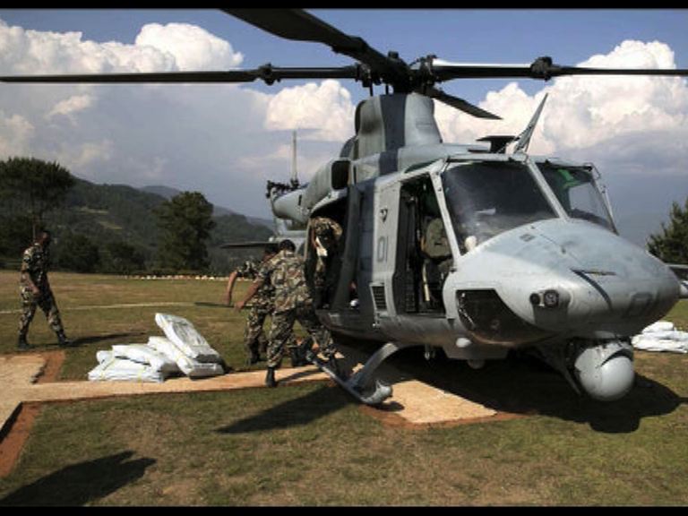 美軍救災直升機尼泊爾失蹤