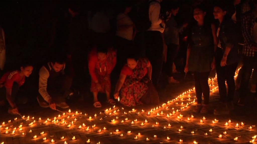 燭光集會悼念尼泊爾地震死難者