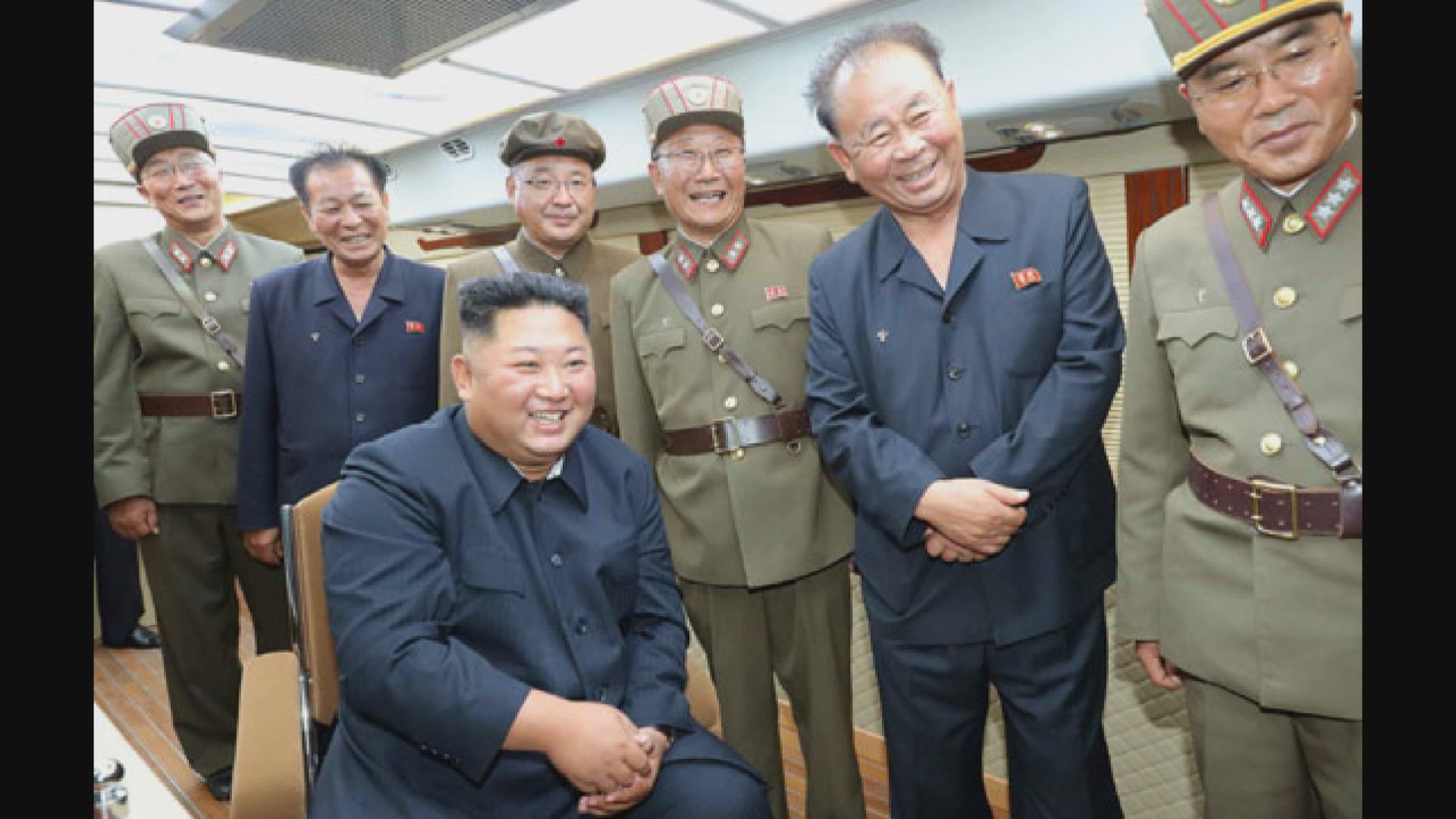 北韓發布金正恩指導新武器測試圖片