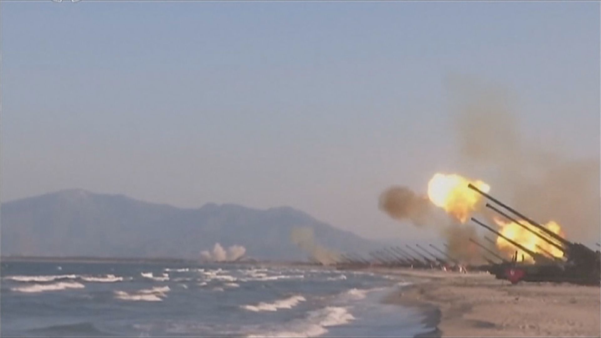 南韓指北韓再向海上緩衝區發射炮彈