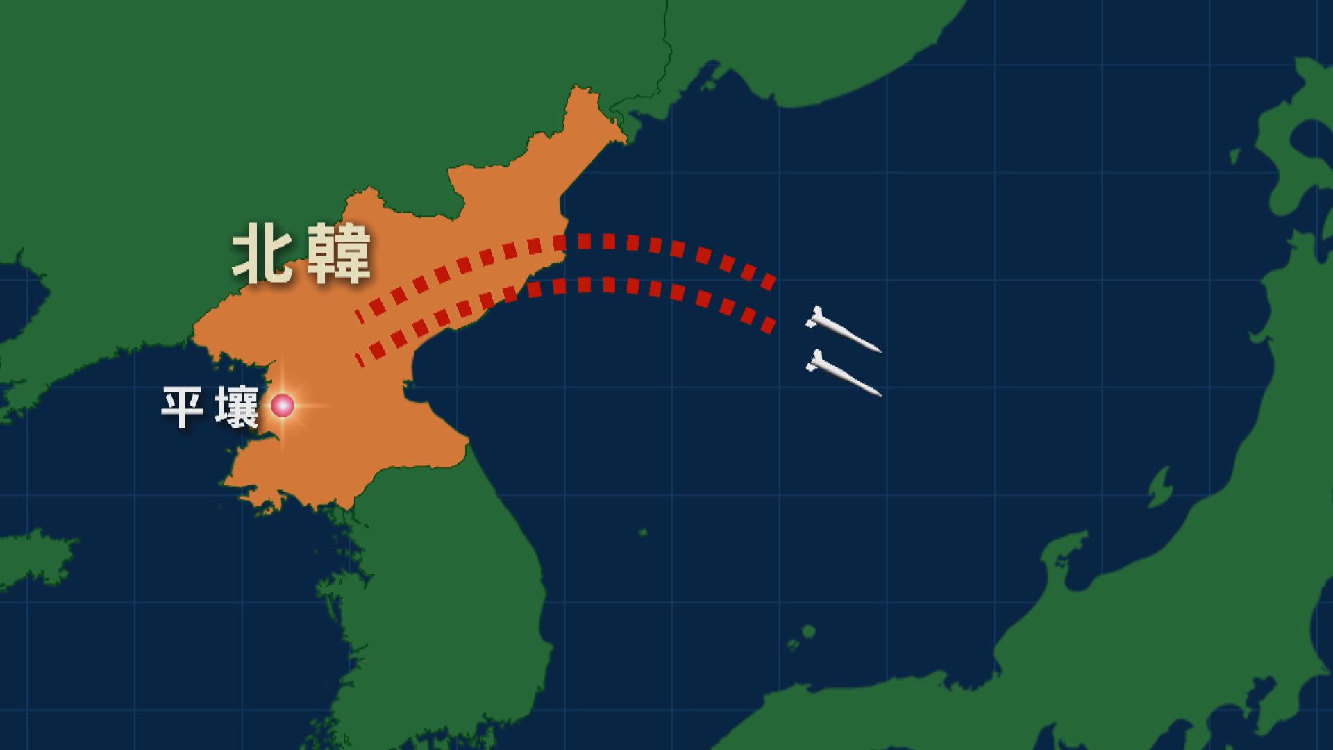 南韓稱北韓向東部海域發射兩支短程導彈