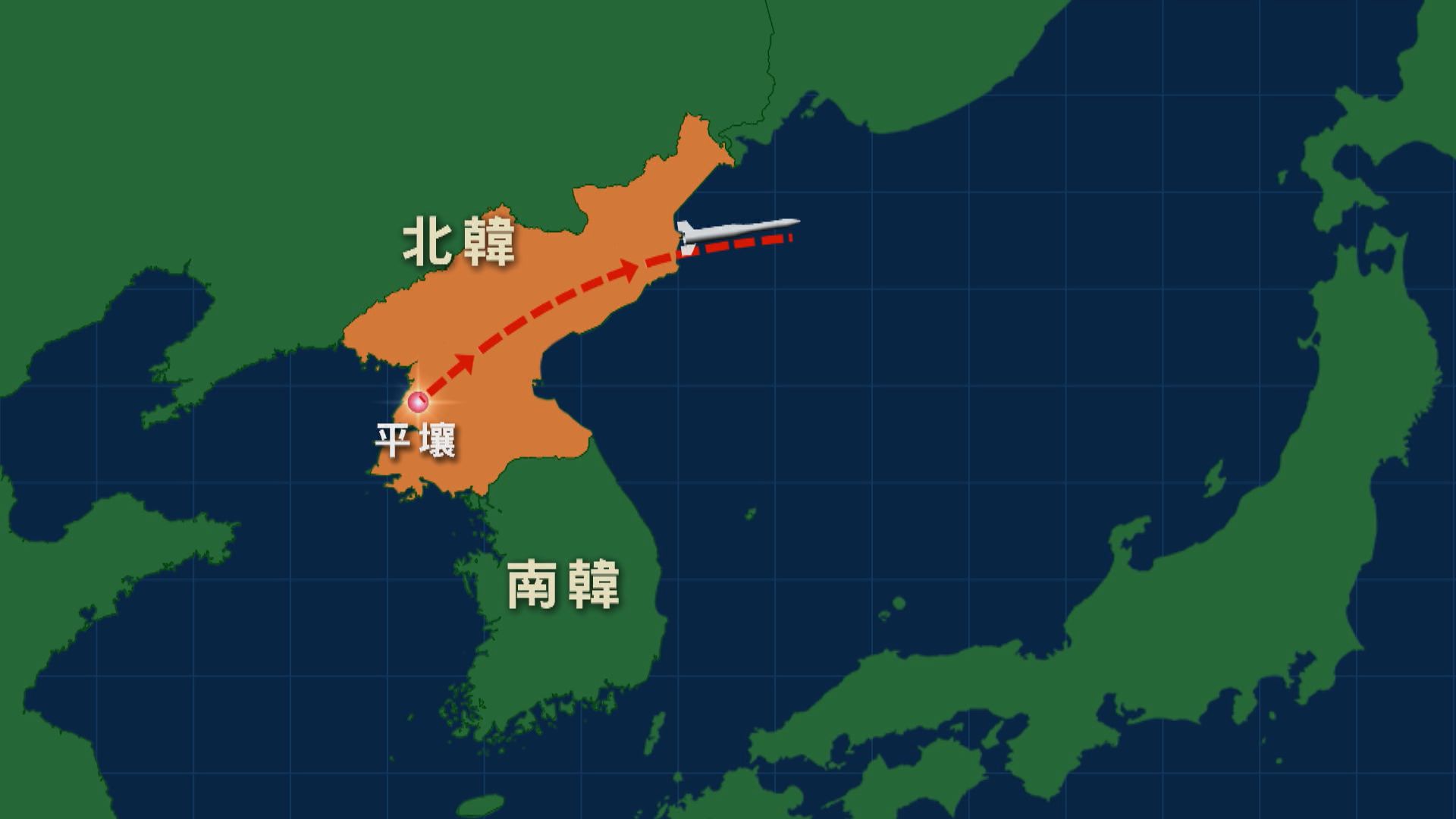 南韓軍方初步研判北韓或測試高超音速武器