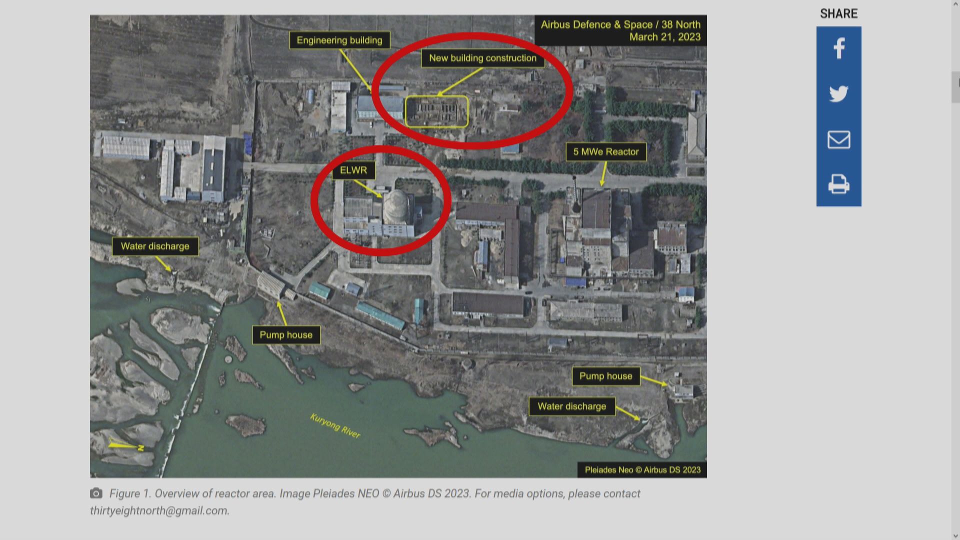 衛星圖片顯示北韓核設施活動變得頻繁