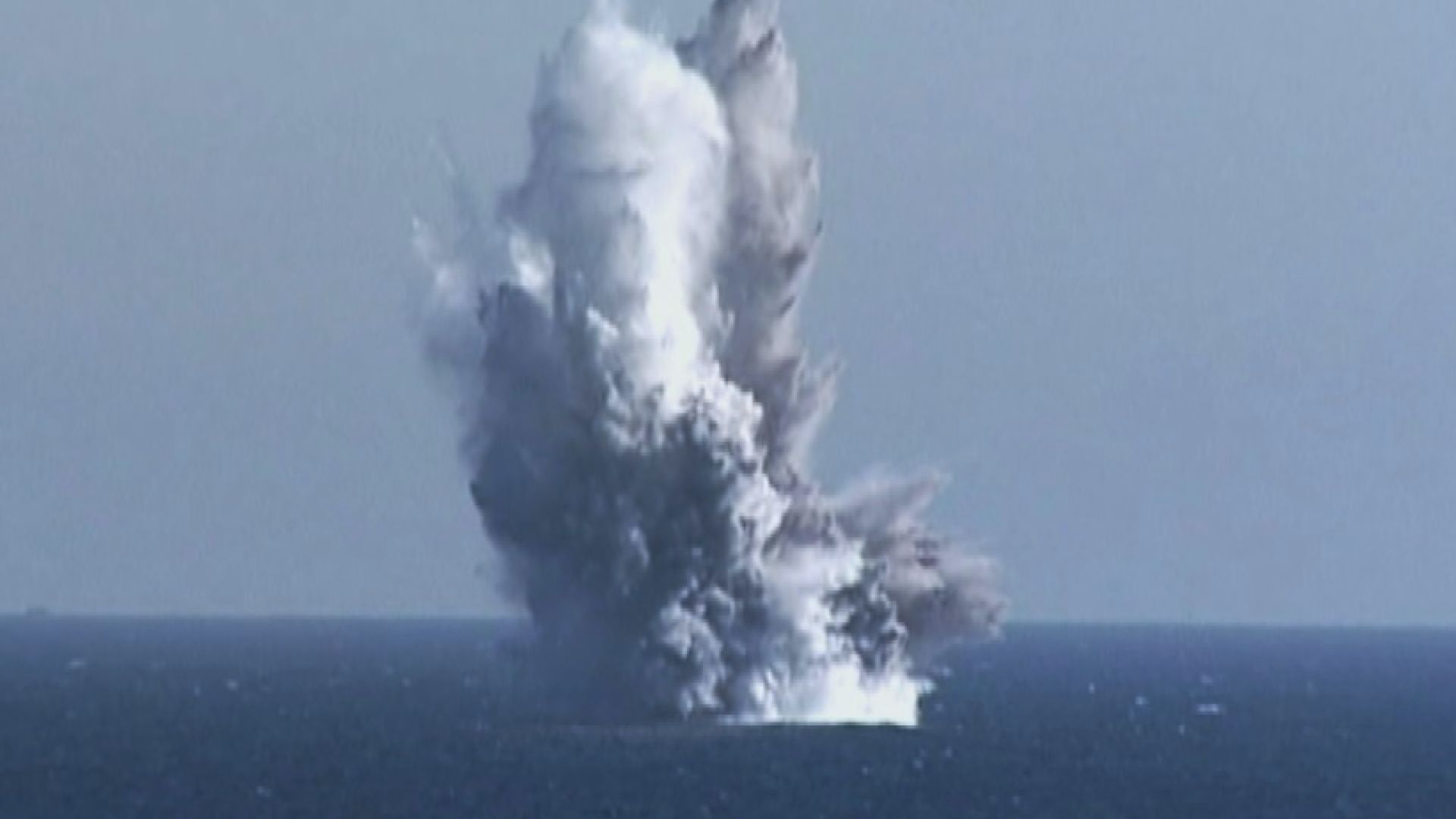 北韓聲稱進行了水下核武器系統試驗 回應美日南韓聯合演習