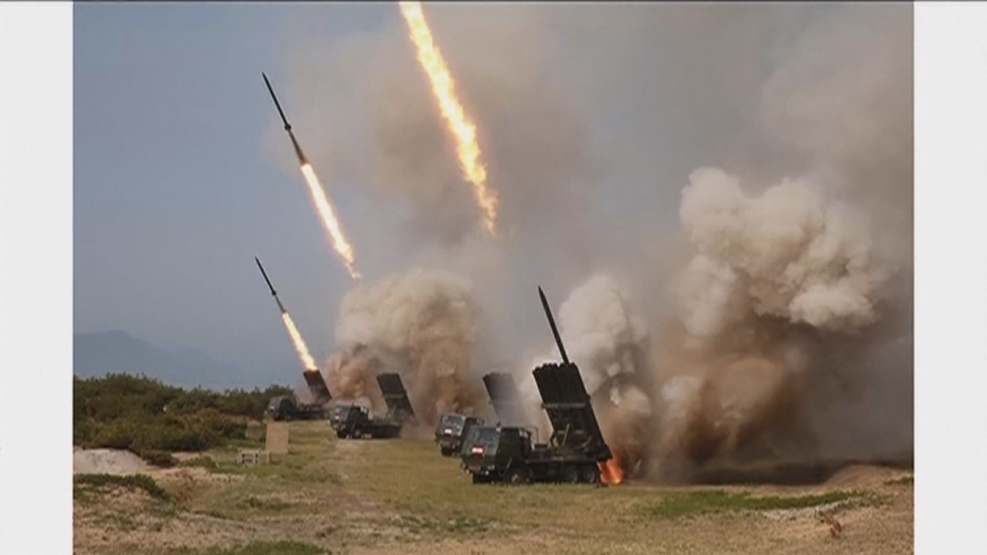 北韓東海舉行突擊火力射擊訓練
