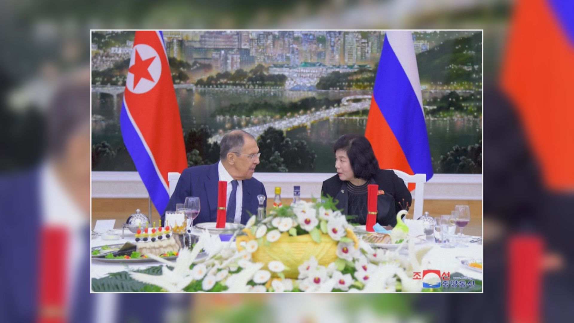 俄羅斯外長拉夫羅夫訪問平壤 與北韓外長崔善姬會談
