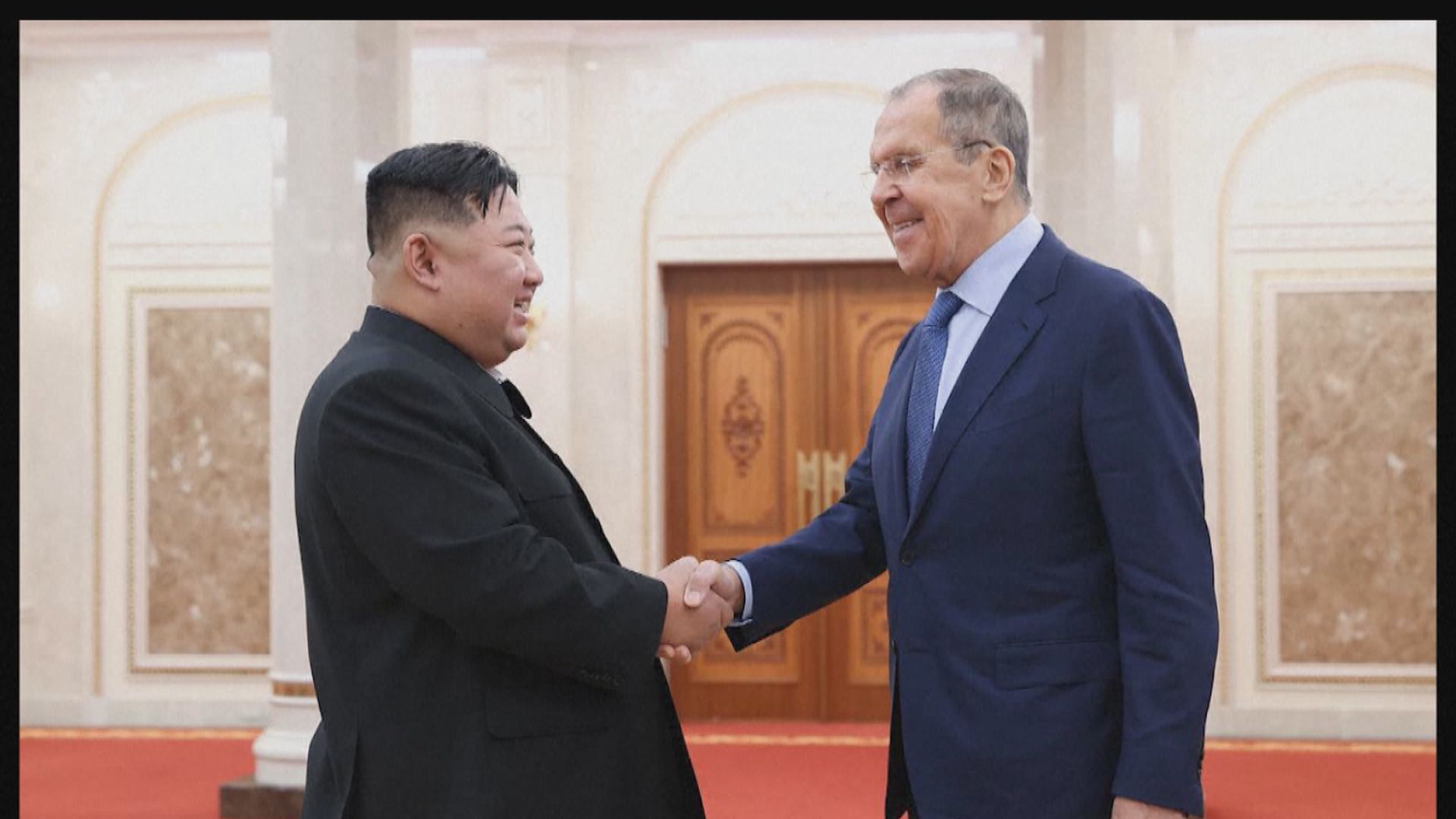 俄羅斯外長拉夫羅夫到訪北韓與領袖金正恩會晤