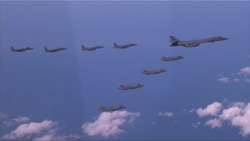 美韓戰機朝鮮半島上空演習