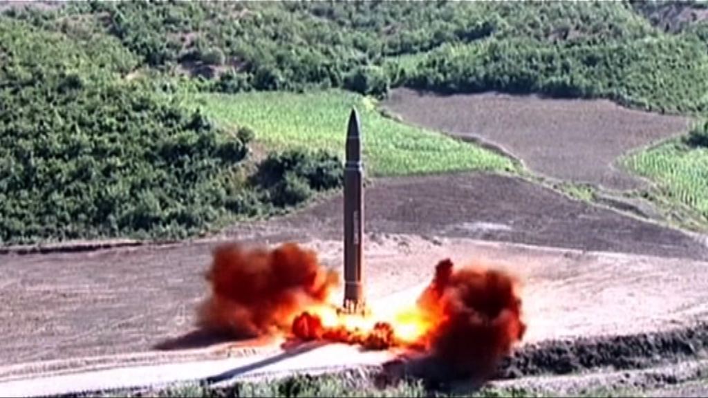 北韓射導彈落入日本專屬經濟區