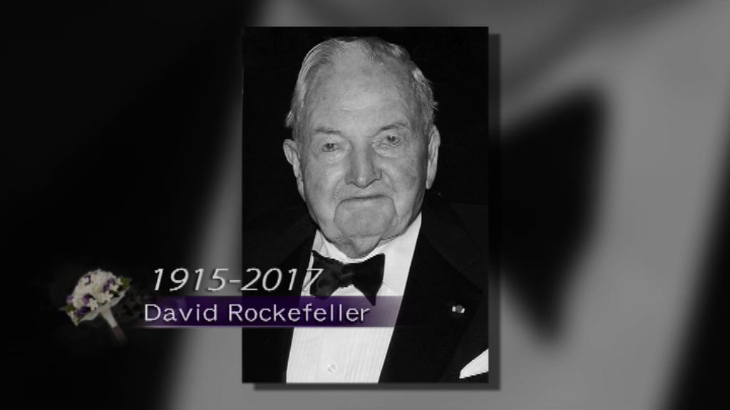 美國億萬富豪大衛洛克菲勒逝世終年101歲