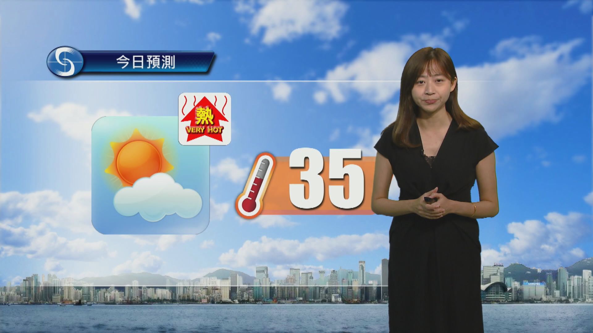 天氣報告｜日間極端酷熱　市區最高氣溫約35度