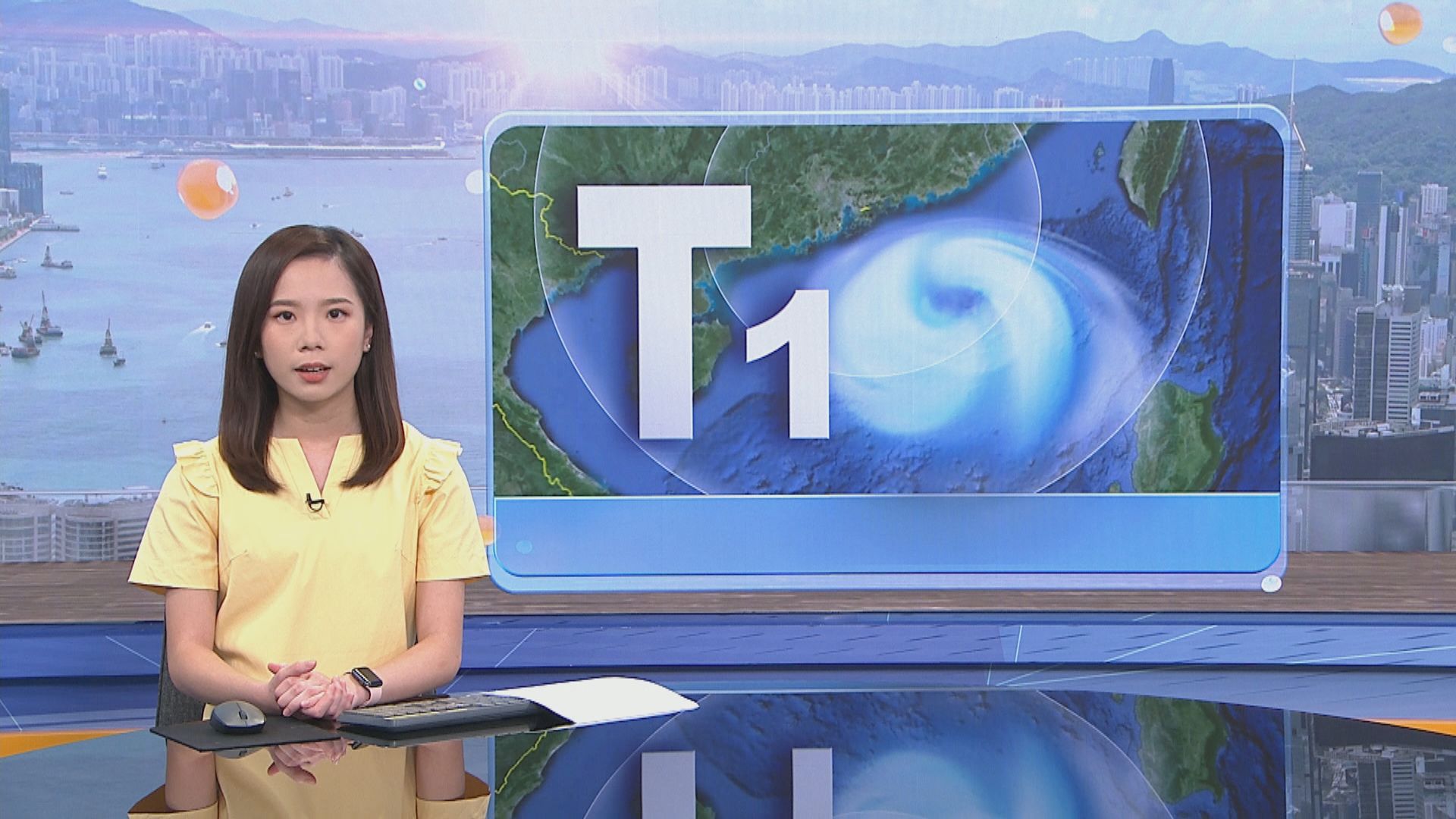 颱風「納沙」增強　天文台會在10時至12時之間改發三號強風信號