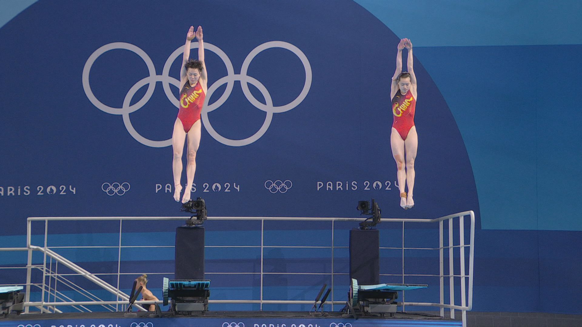 巴黎奧運　陳藝文昌雅妮女子雙人三米彈板封后