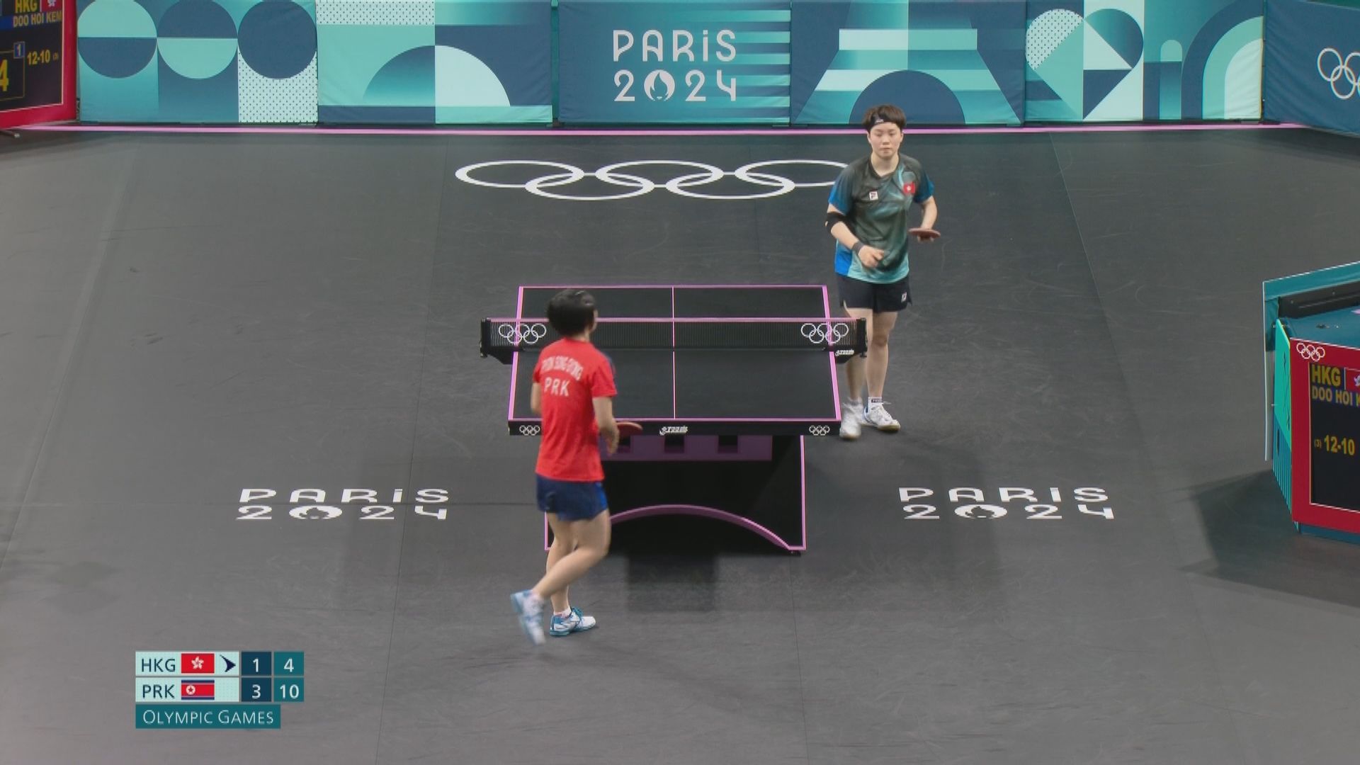 巴黎奧運　乒乓球女單　港隊代表杜凱琹64強止步