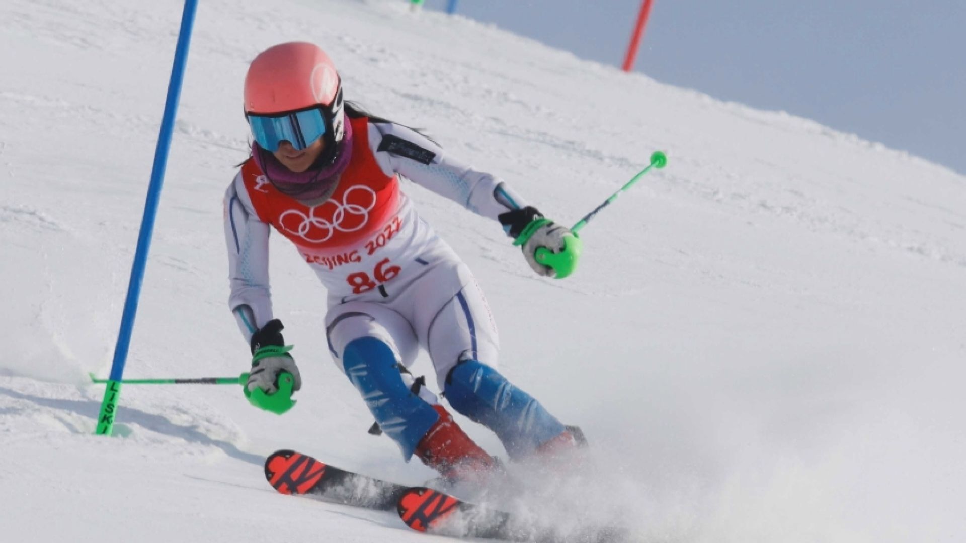 冬奧高山滑雪女子迴轉賽　金和曉未能完成賽事