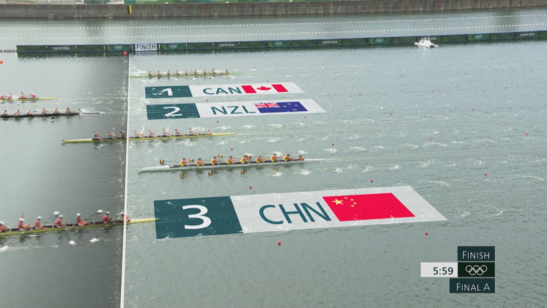 中國隊在射擊及賽艇各贏一面銅牌