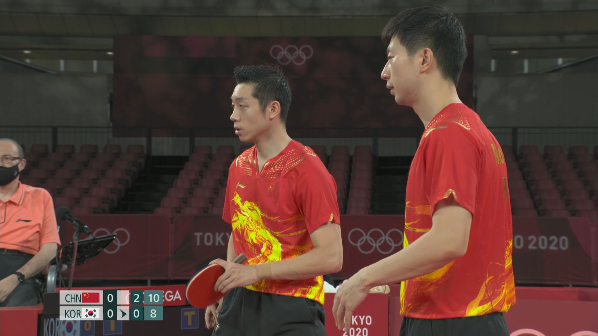 男子乒乓球團體賽　國家隊挫南韓晉身決賽
