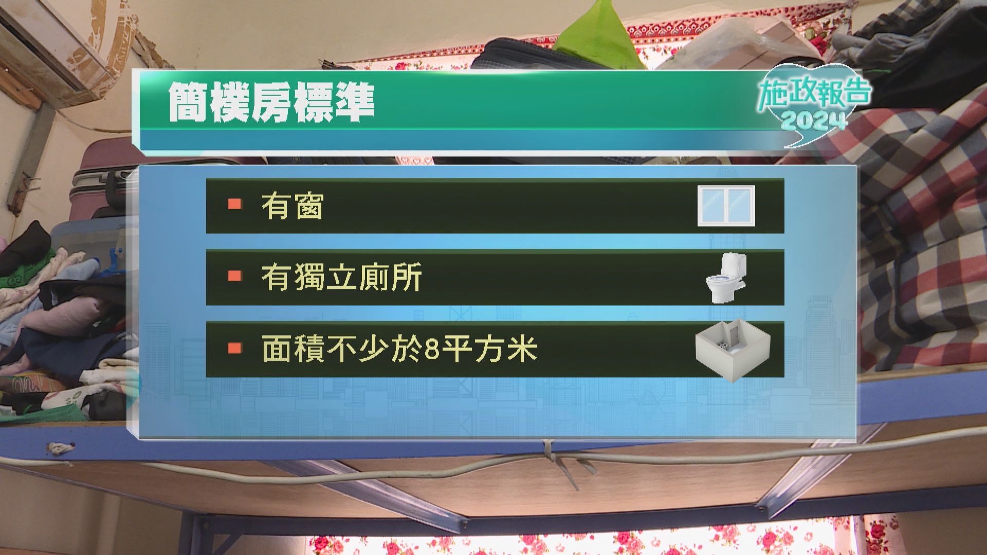 【立法取締劣質劏房】合規劏房易名「簡樸房」　有窗兼獨立廁所不少於8平方米