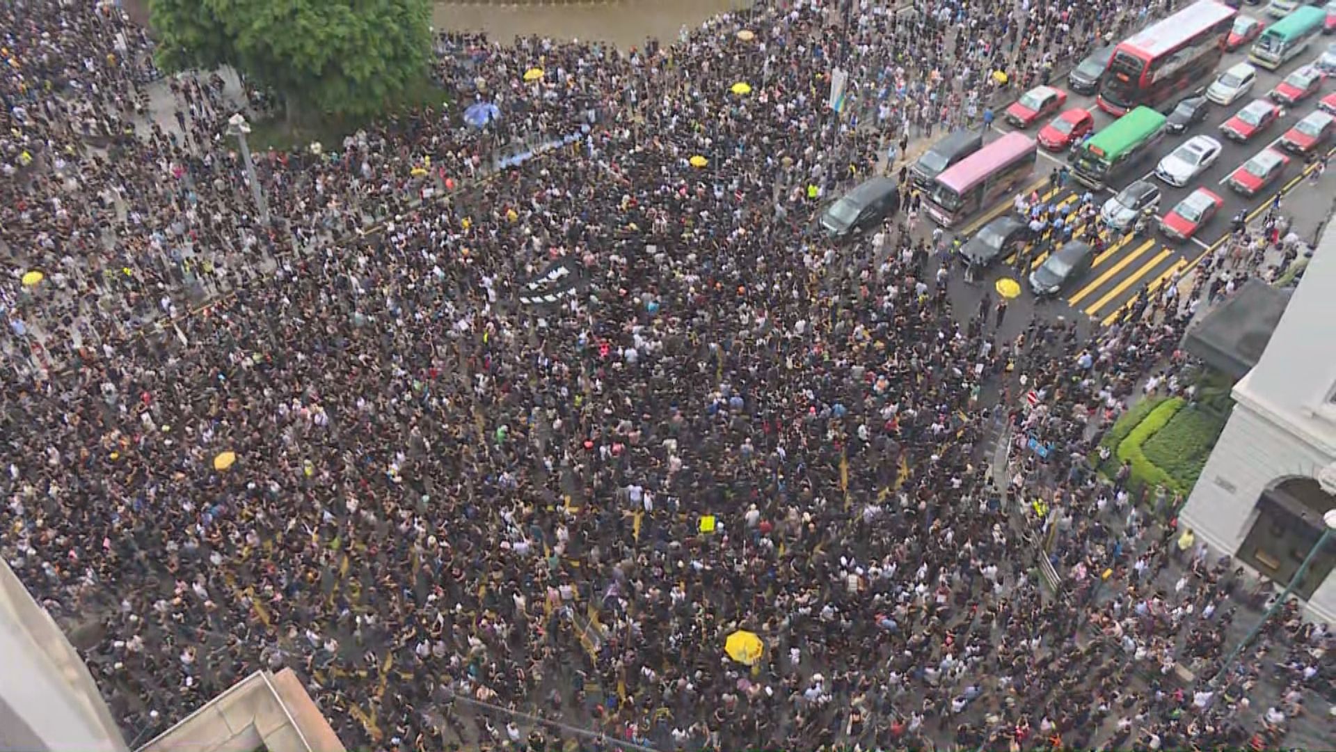 主辦方稱有23萬人參與九龍區遊行