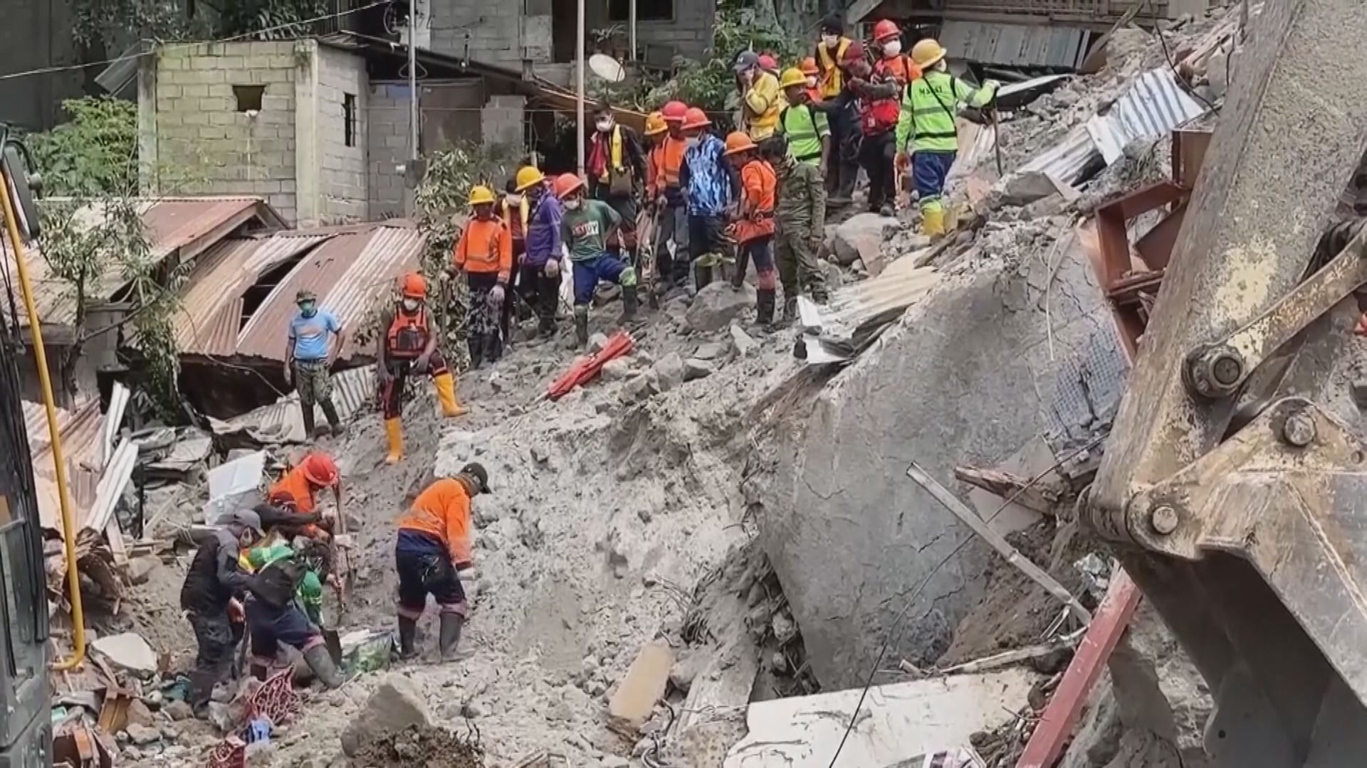 菲律賓南部山泥傾瀉 仍有110人下落不明