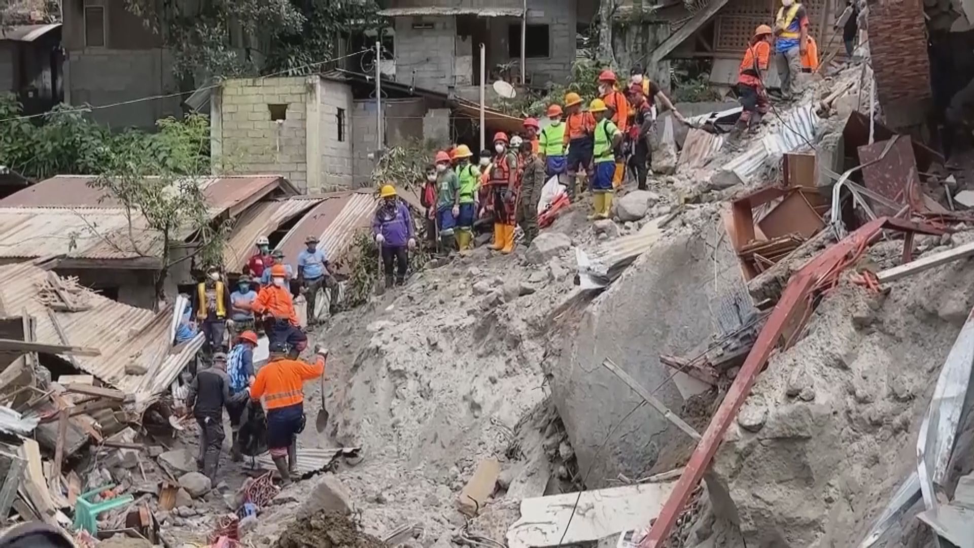 菲律賓南部金礦場山泥傾瀉增至54人死亡