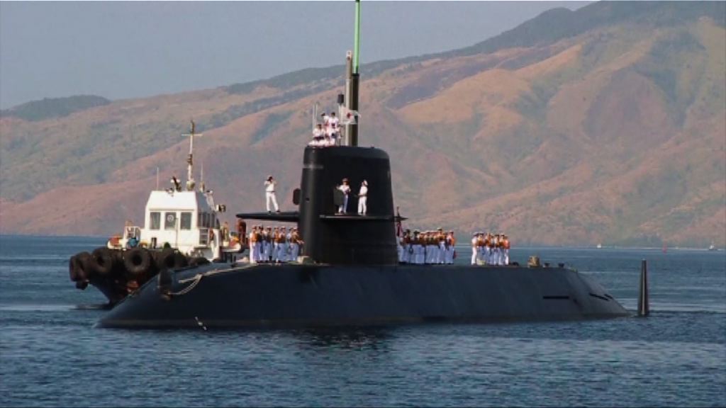 日本海上自衛隊潛艇抵蘇碧灣