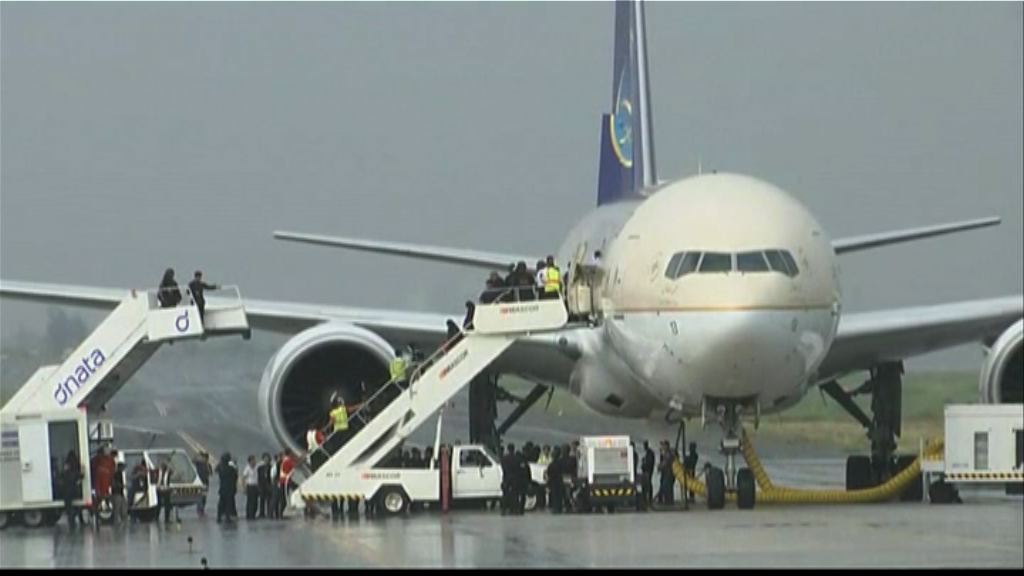 沙特飛往馬尼拉客機誤傳劫機