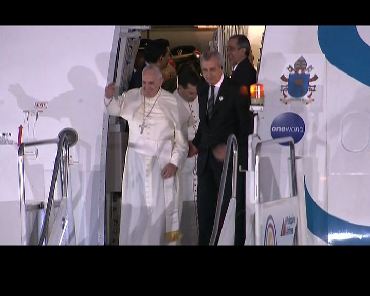 
菲律賓總統親迎教宗到訪