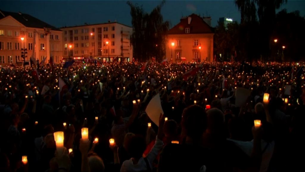 波蘭再有反司法改革示威