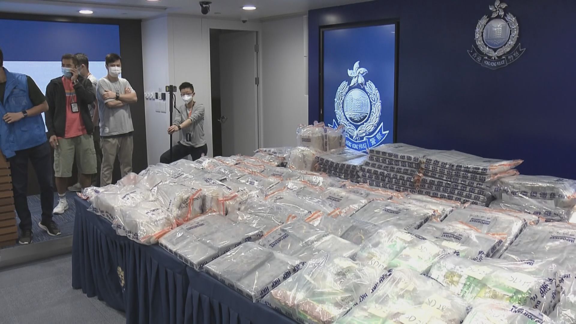 警方破本港最大宗毒品案　檢9.3億元懷疑可卡因