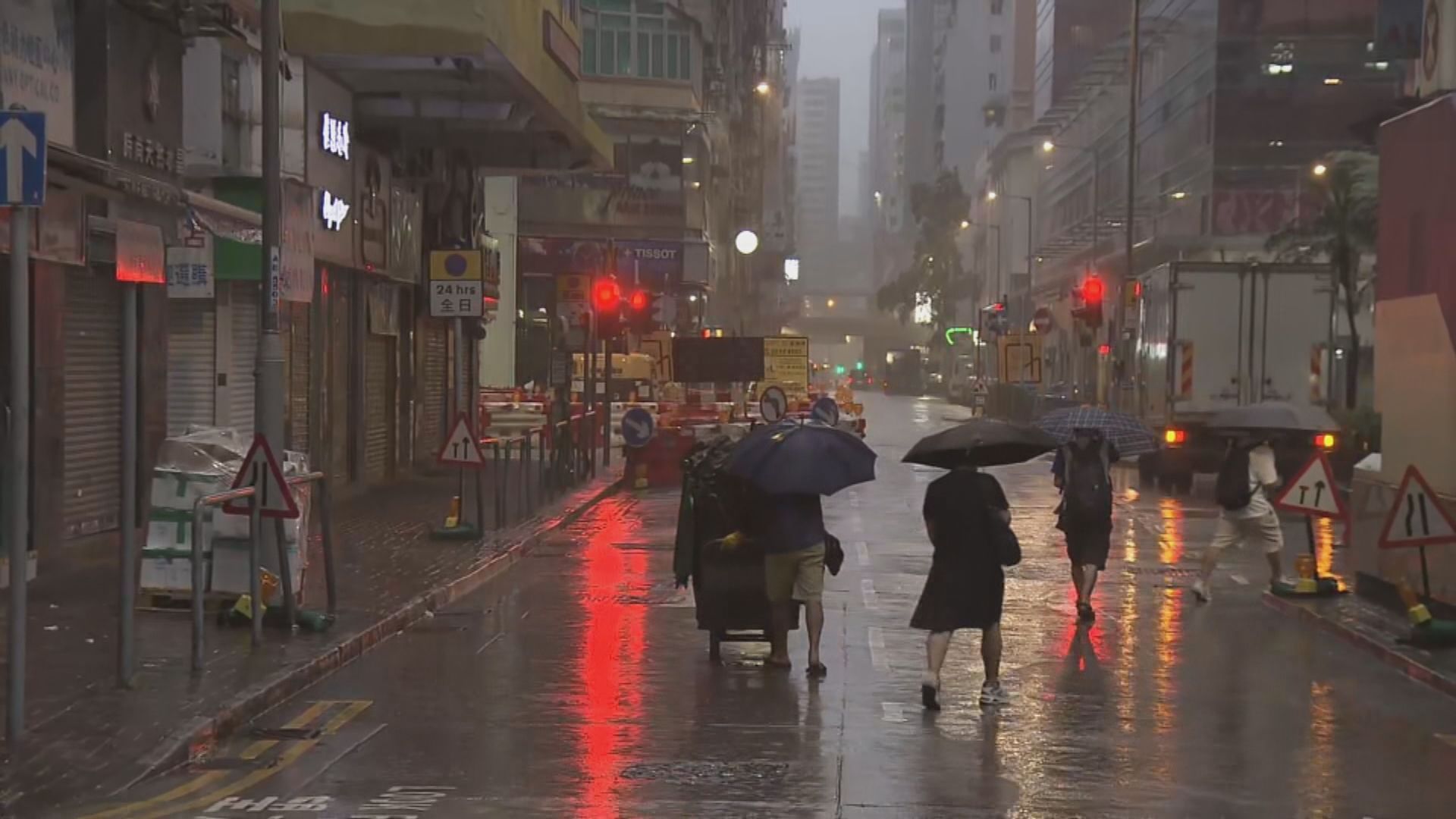 天文台早上6時45分取消黃色暴雨警告