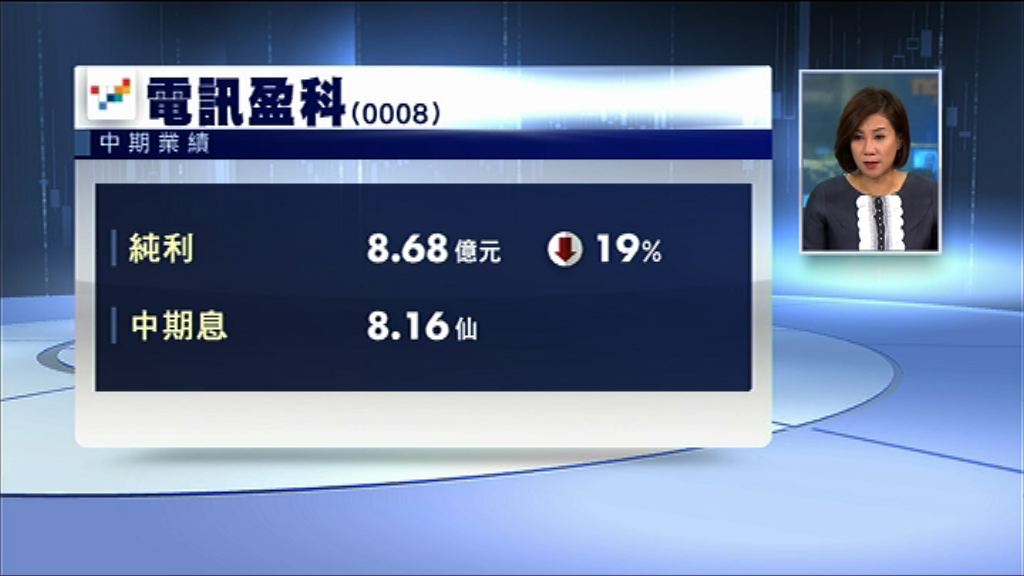 【業績速報】電盈賺8.68億　息8.16仙