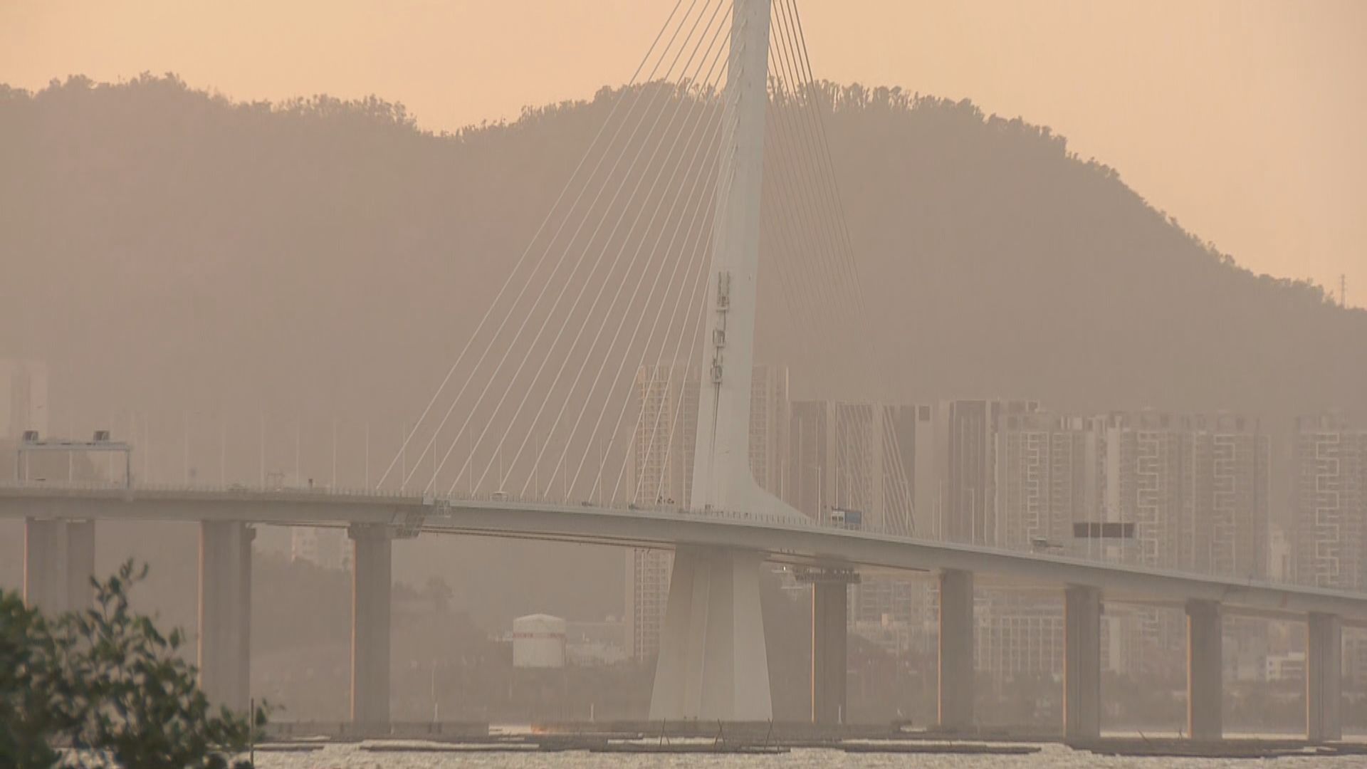 深圳灣公路大橋外置鋼纜因鏽蝕折斷