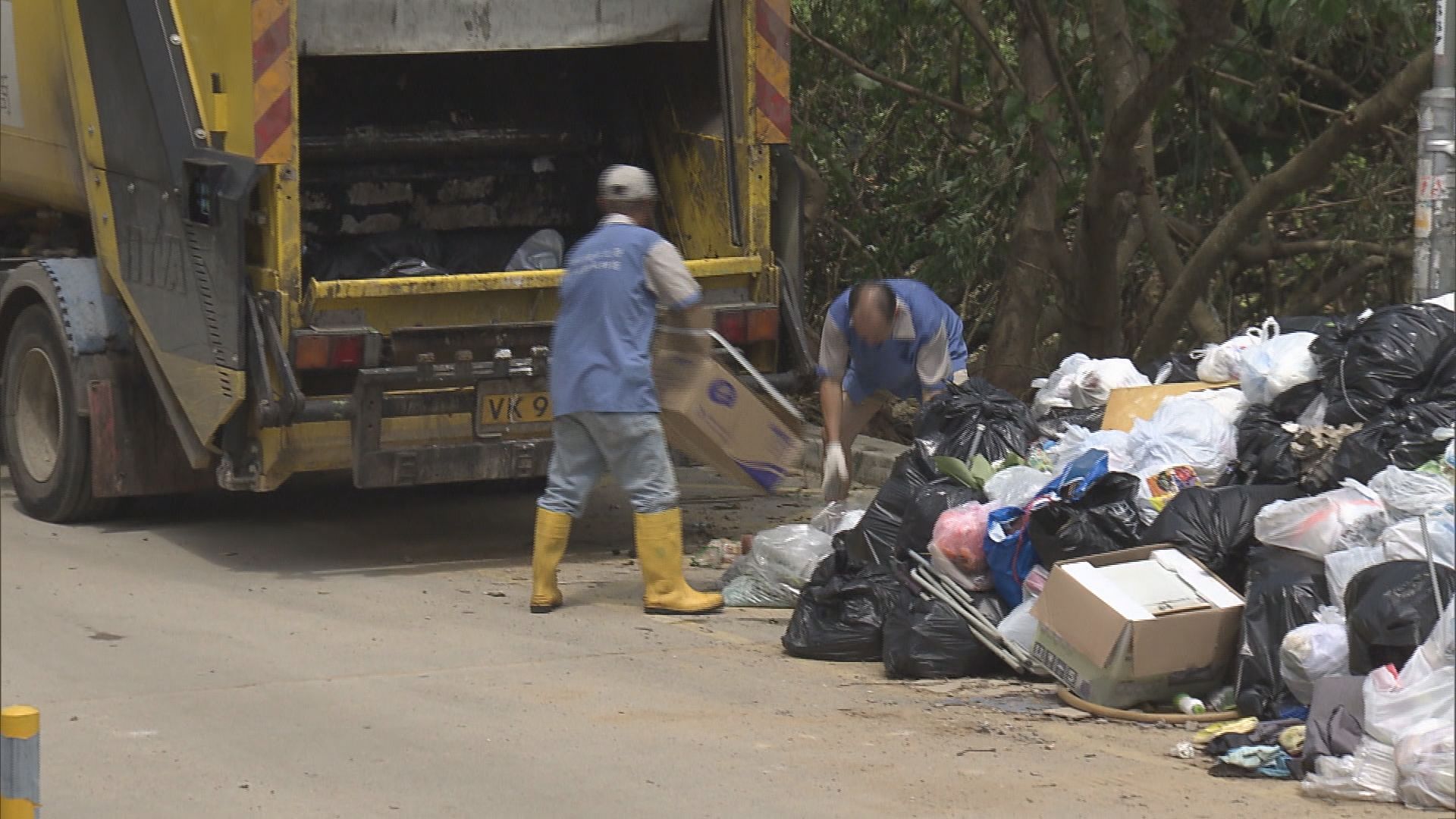 環保署指每日垃圾處理量較以往多四成