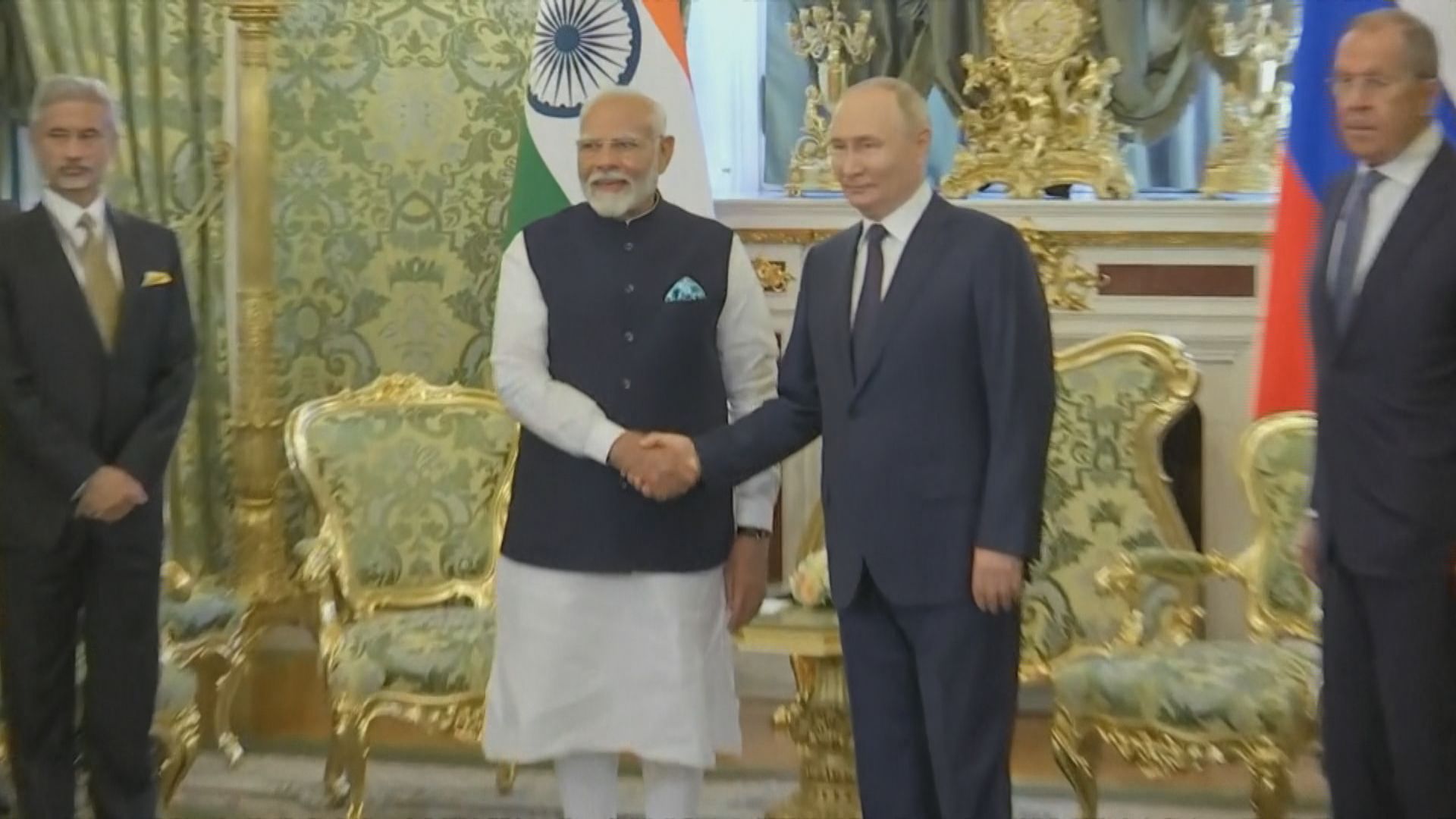 印度總理莫迪與俄羅斯總統普京會談