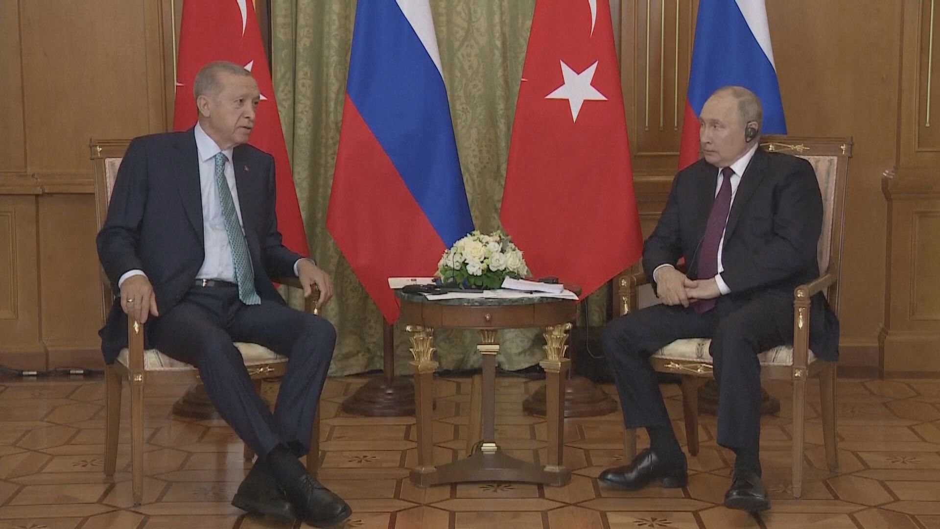 普京與埃爾多安會談 討論黑海糧食出口協議
