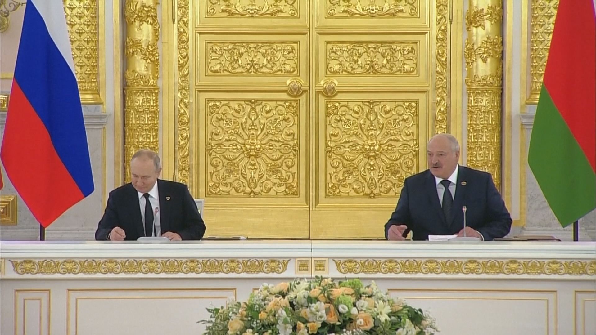普京與盧卡申科開會　指將加強俄白國防等合作