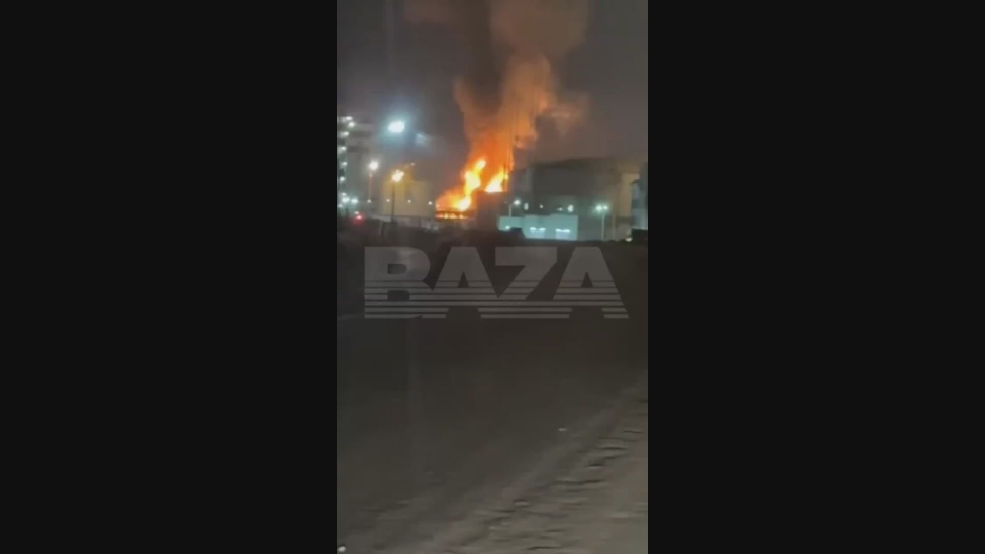 俄天然氣接收站發生大火 據報遭無人機攻擊