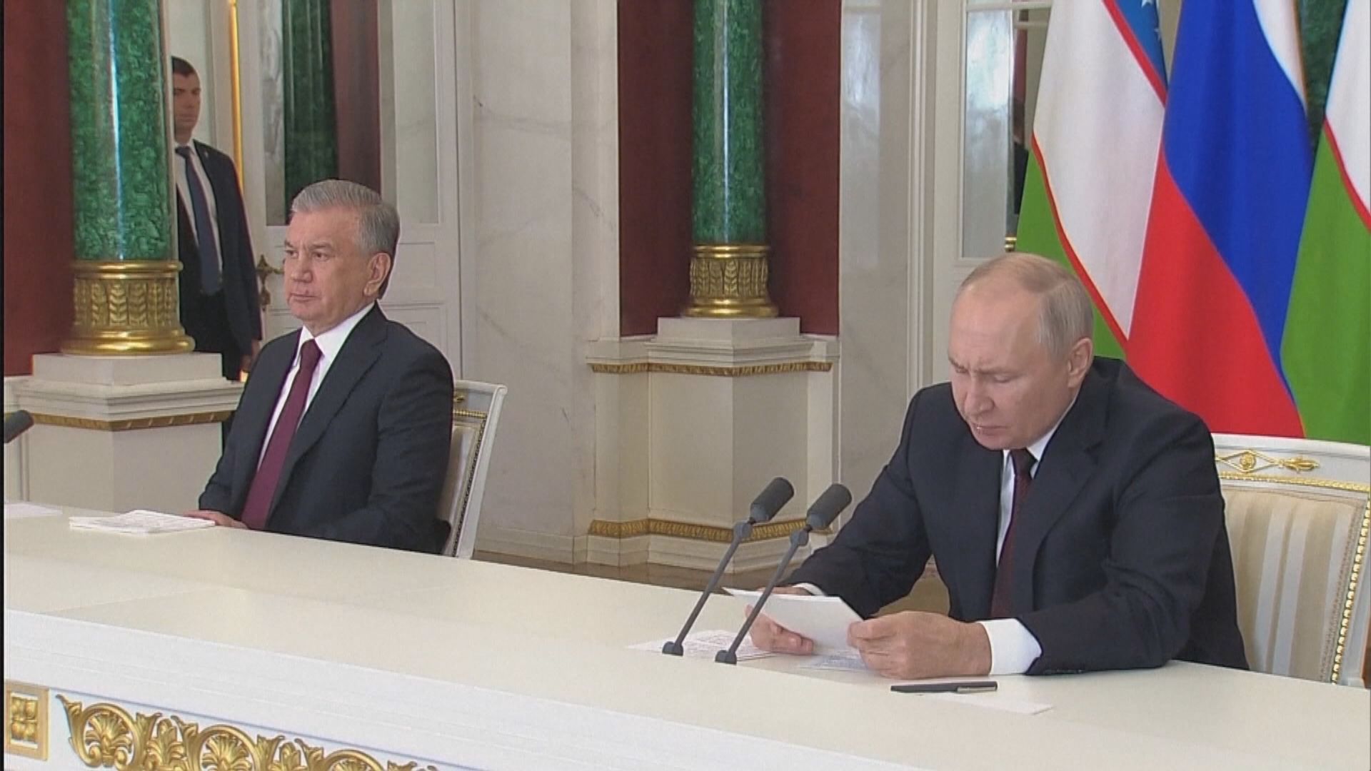 俄羅斯普京稱冀與烏茲別克深化關係