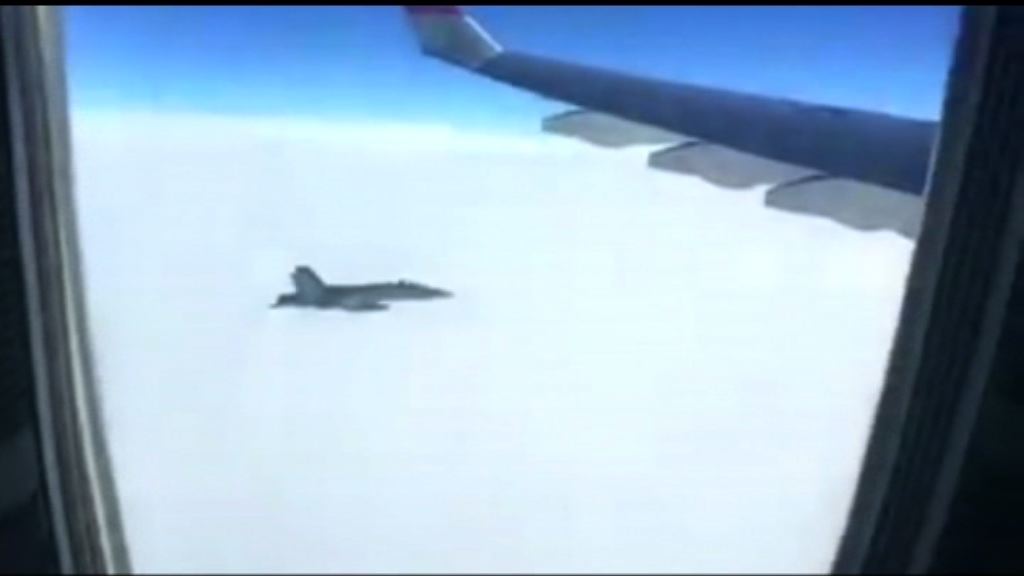 瑞士戰機飛近包機　莫斯科要求解釋