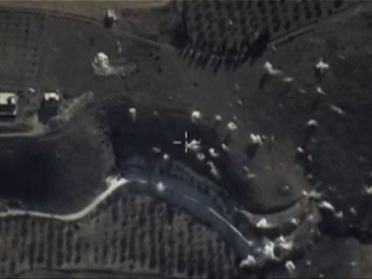 俄方指空襲擊中多個伊斯蘭國目標