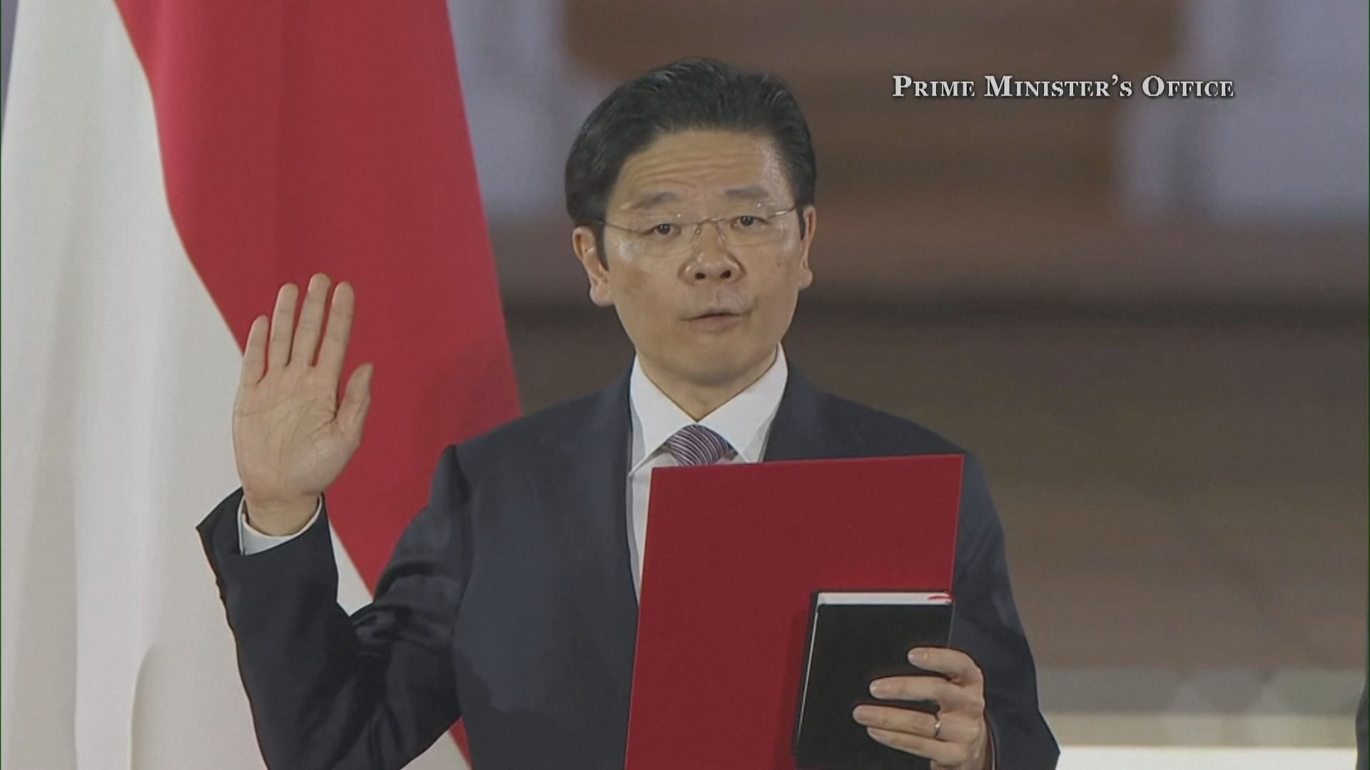 黃循財宣誓就任新加坡總理