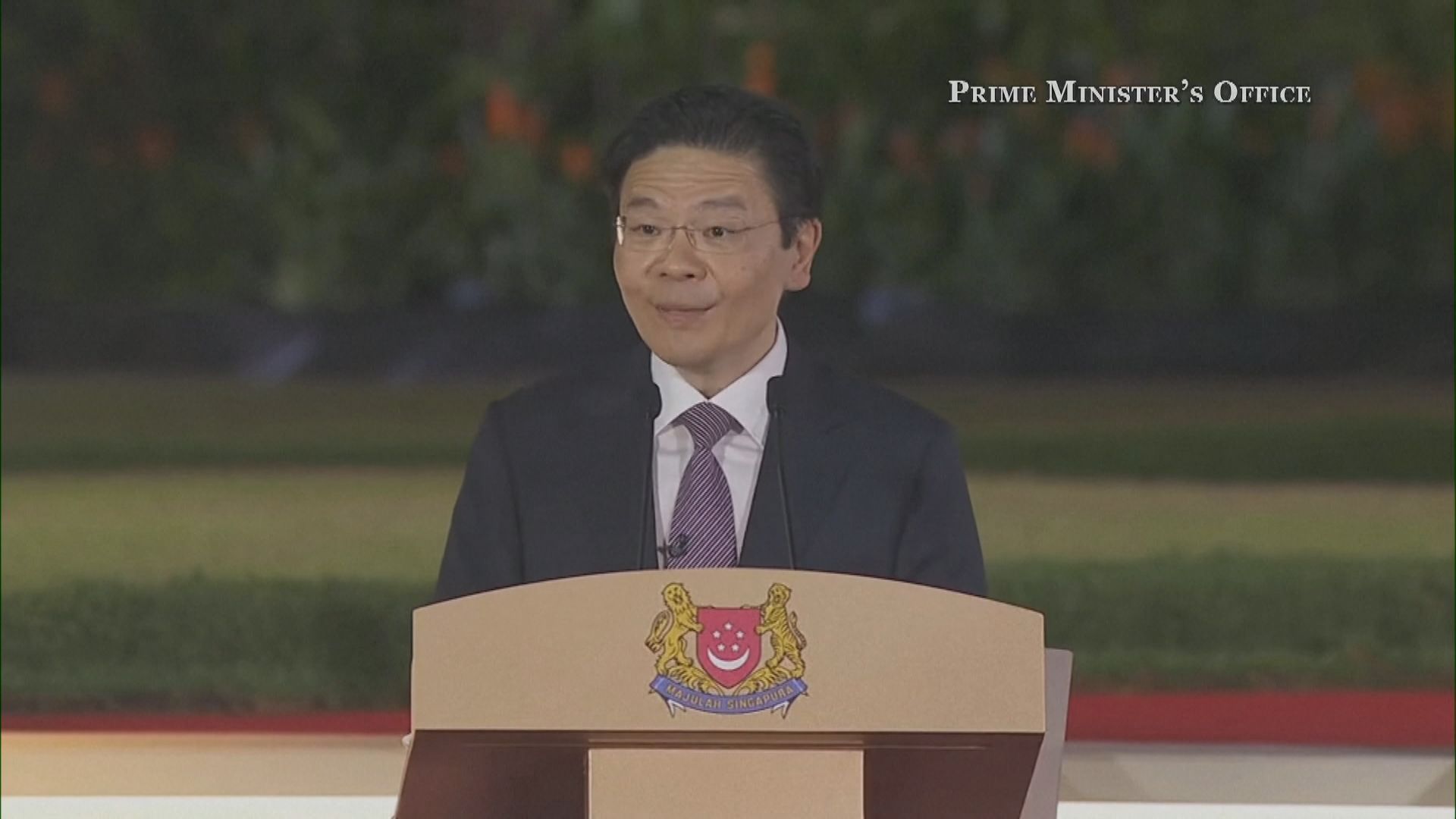 黃循財宣誓就任新加坡總理