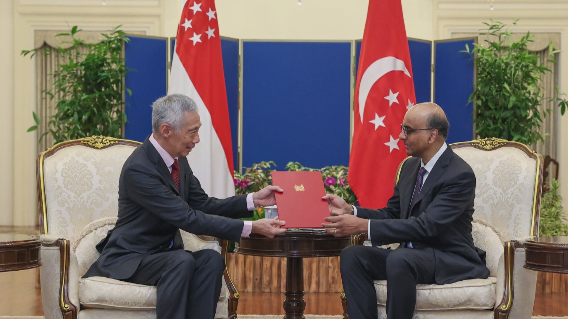 新加坡總理李顯龍正式遞交辭呈 黃循財公布新內閣名單
