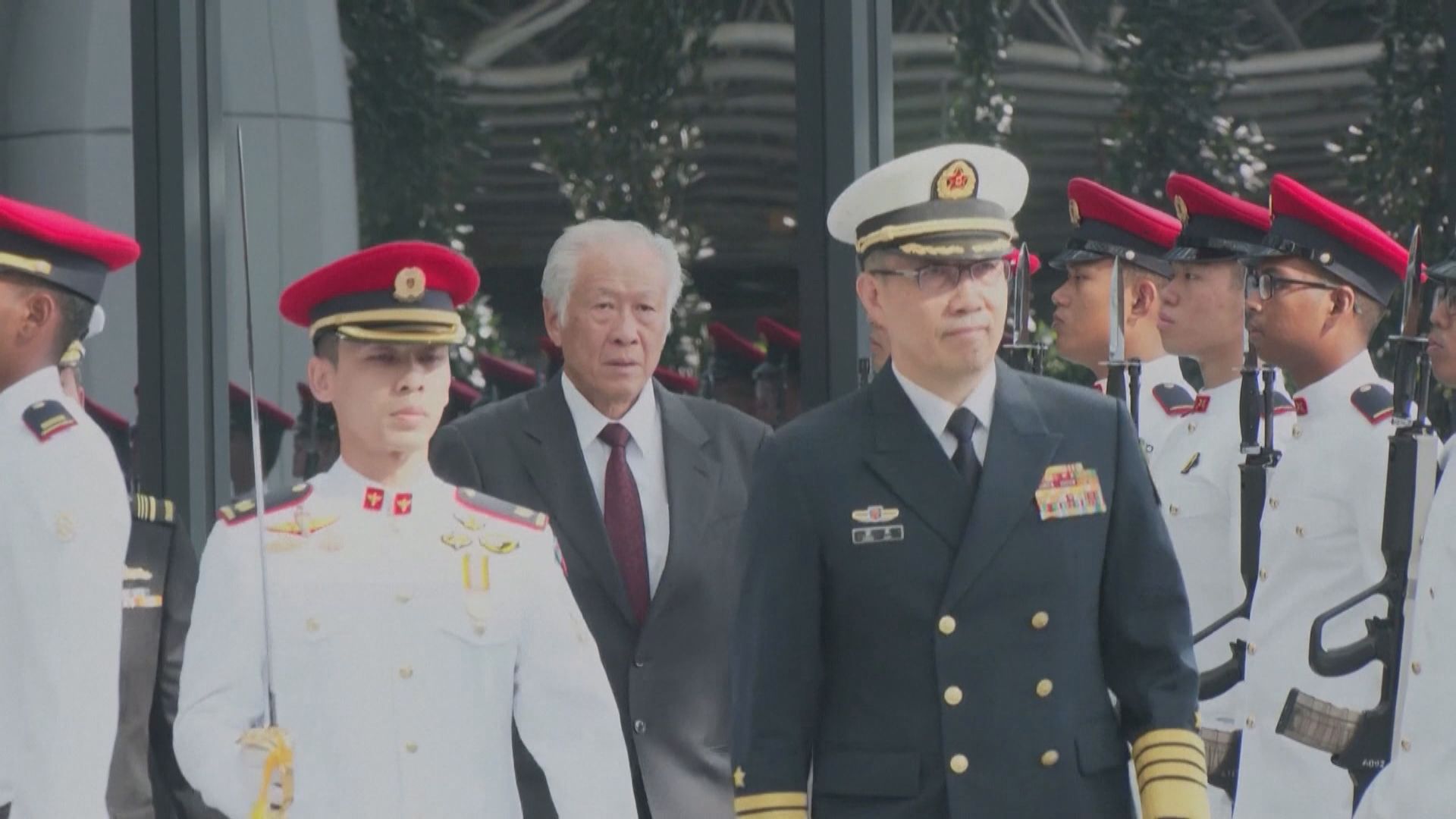 中國新加坡防長會晤 重申兩國有積極的防務關係