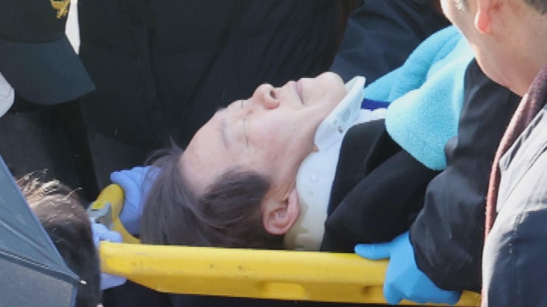 南韓最大在野黨黨魁李在明遇襲受傷 無生命危險